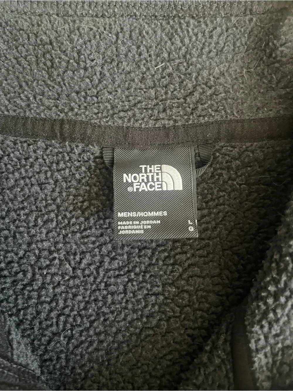 The North Face Black Full-Zip Fleece Jacket Men’s Large